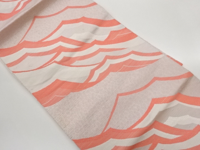 JAPANESE NAGOYA OBI / TSUMUGI / WOVEN ABSTRACT